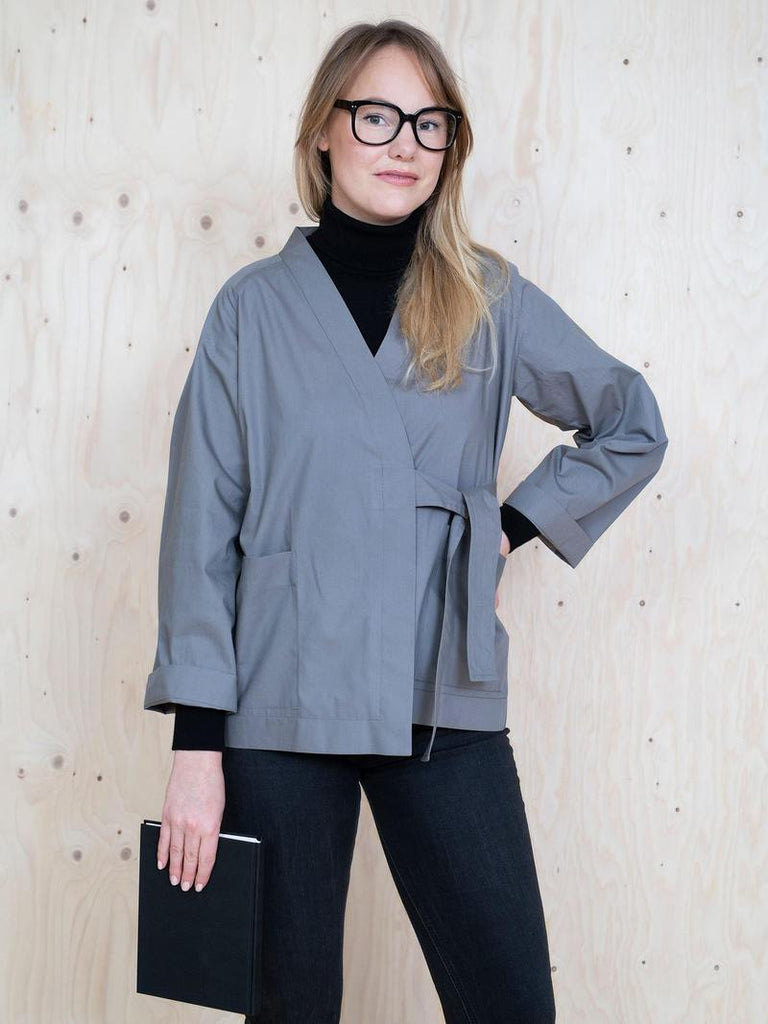 <strong>Schnitt für die Wickeljacke "Wrap Jacket"</strong>