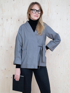 <strong>Schnitt für die Wickeljacke "Wrap Jacket"</strong>