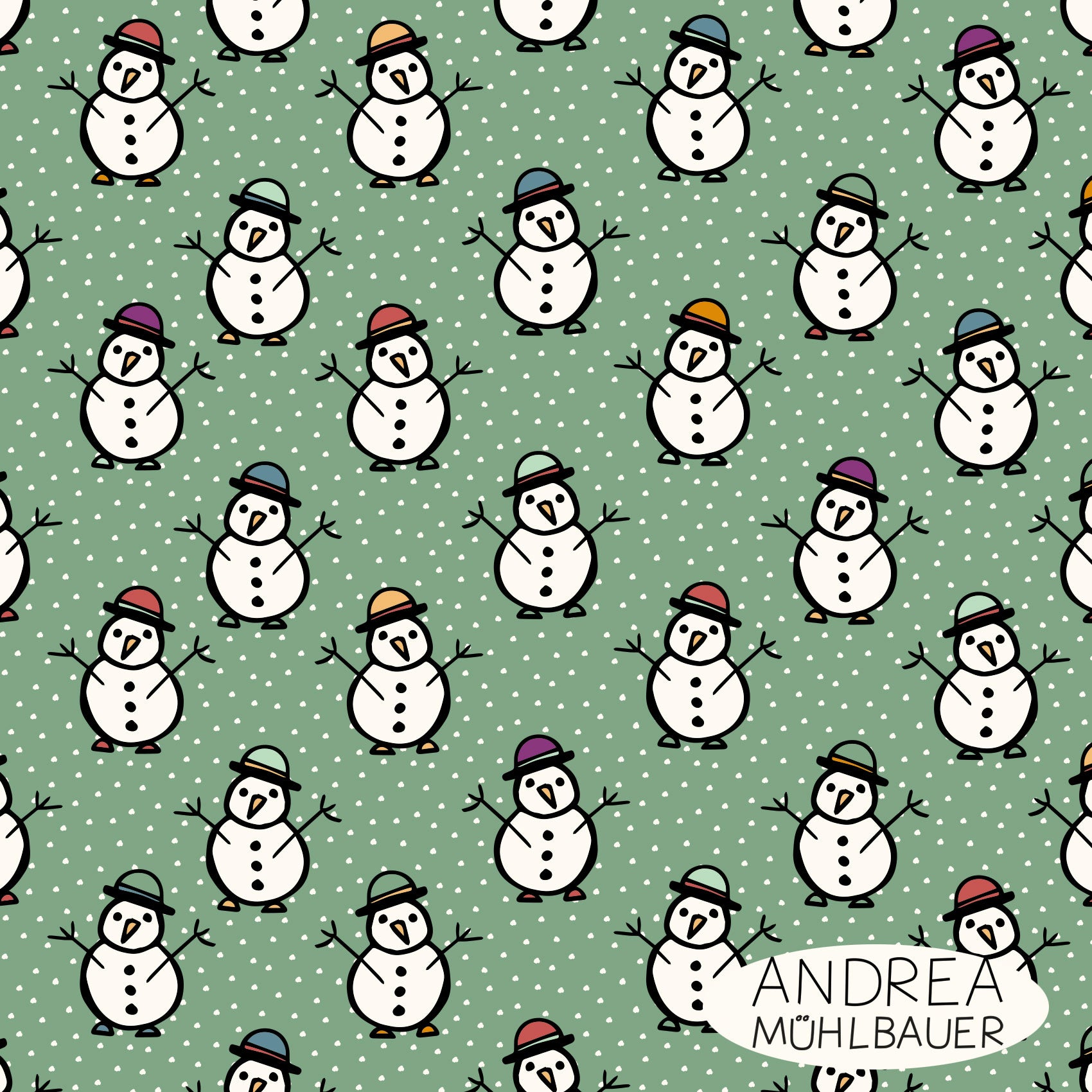 SNOWMAN SAGE GREEN Jersey