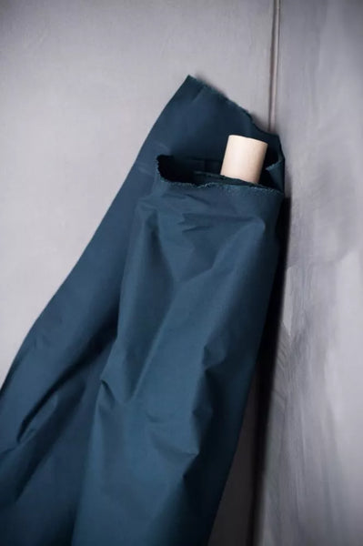 DRY WAXED ORGANIC COTTON OILSKIN Midnight