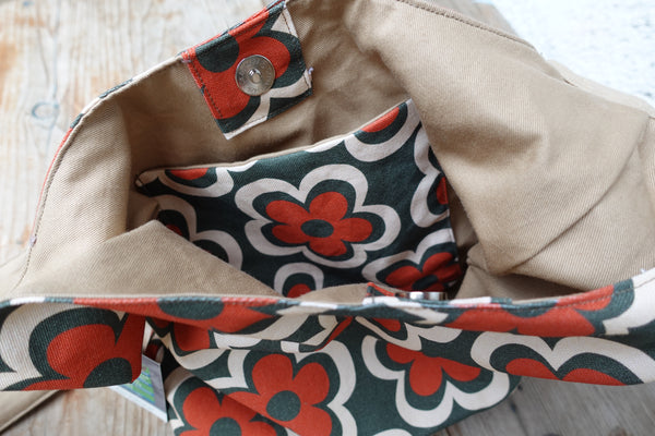 BAX NEI DASCHN - Umhängetasche Blume Retro