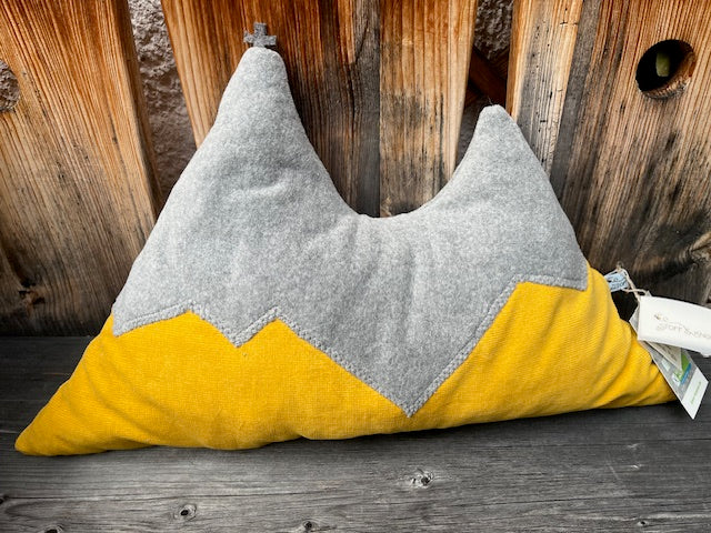 BERGEKISSEN Bombardino - mit Schafwollfüllung