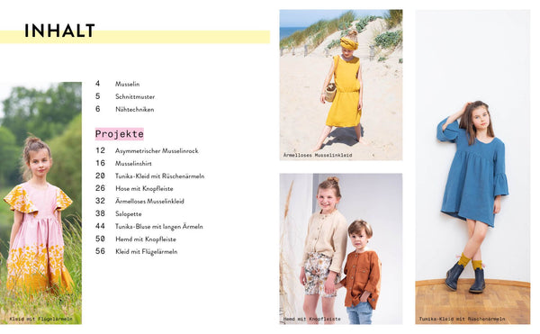 Mini-Masterclass - Nähen mit Musselin für kids