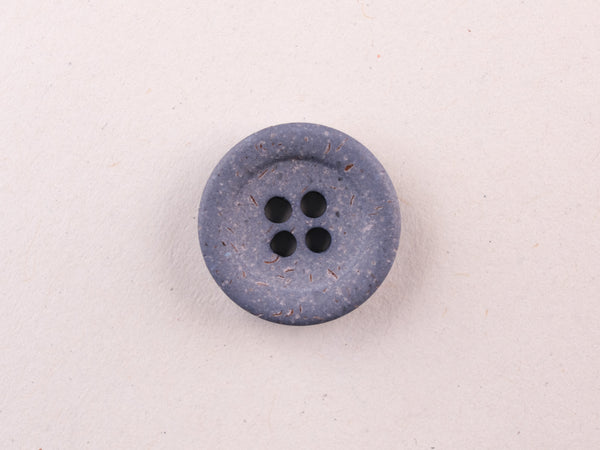 VIERLOCH HANFKNOPF, 12,5mm, dunkelblau